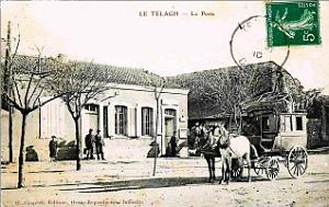 2166- Le Telagh - Poste - 1910